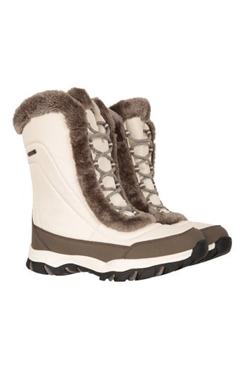 Ohio Womens Snow Boots Beige