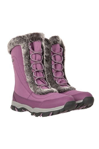 Ohio Womens Snow Boots  Dark Purple