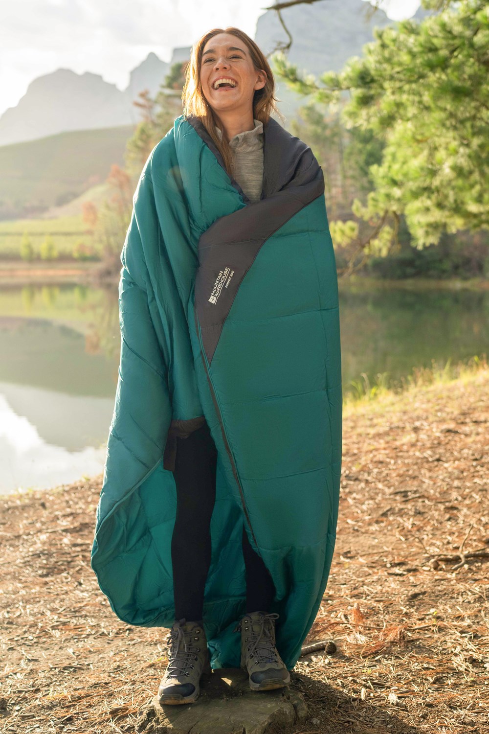 Mountain Warehouse Summit Sleeping Bag Adult Mummy Camping Hiking Winter Warm