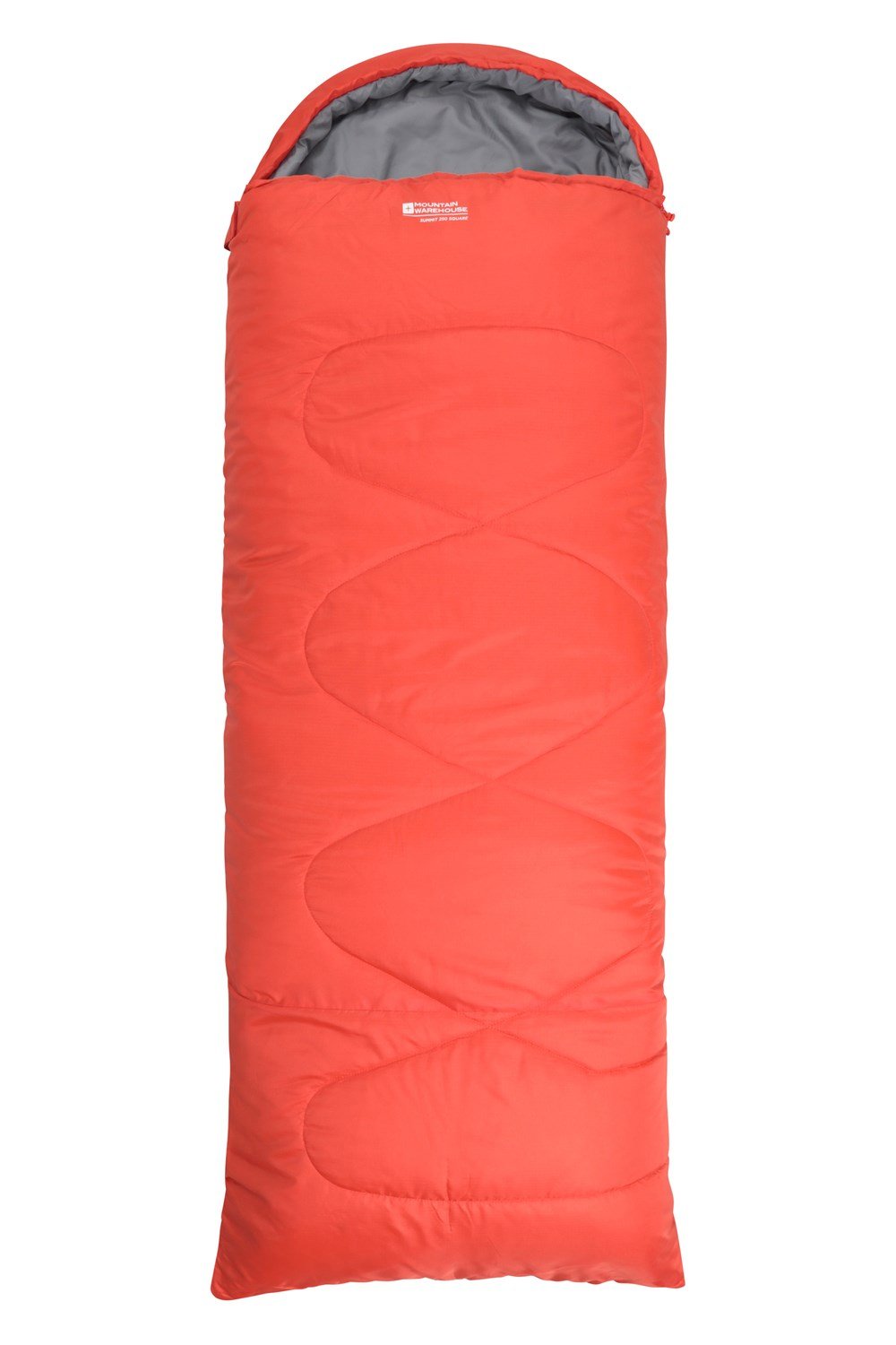 Mountain Warehouse Summit 250 Square Sleeping Bag Insulated Two Way Zip Camp Bed