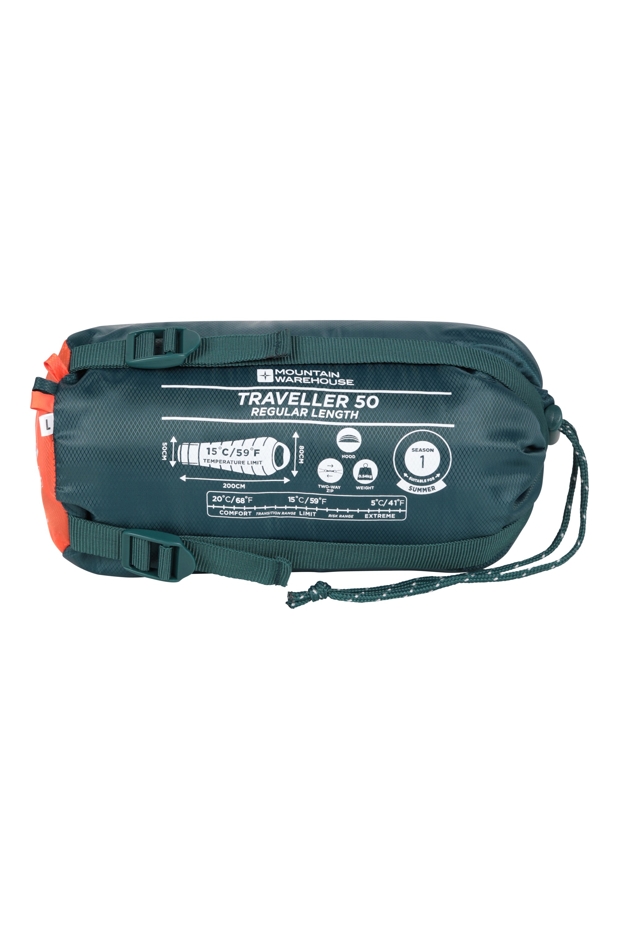 Traveller 50 20°C Lightweight Summer Sleeping Bag