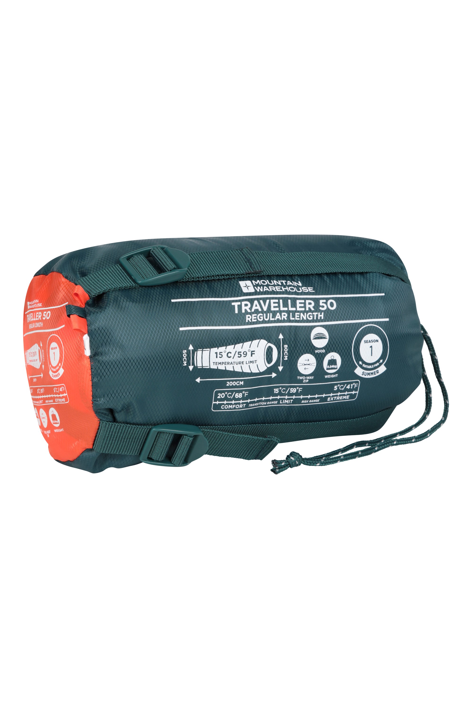 Traveller 50 20°C Lightweight Summer Sleeping Bag