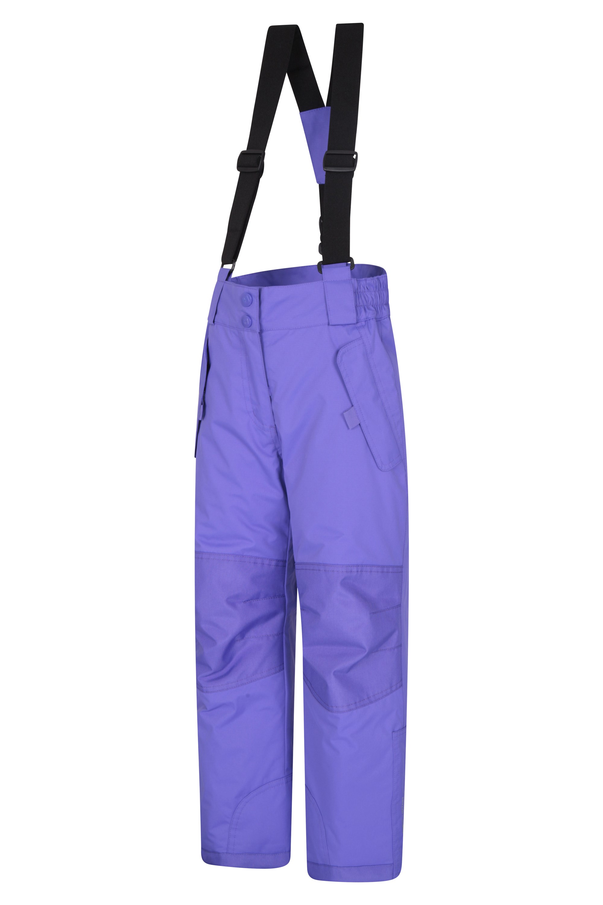 Mountain Warehouse Girls Ski Pants Snowproof Fabric with Part Elasticated Waist 