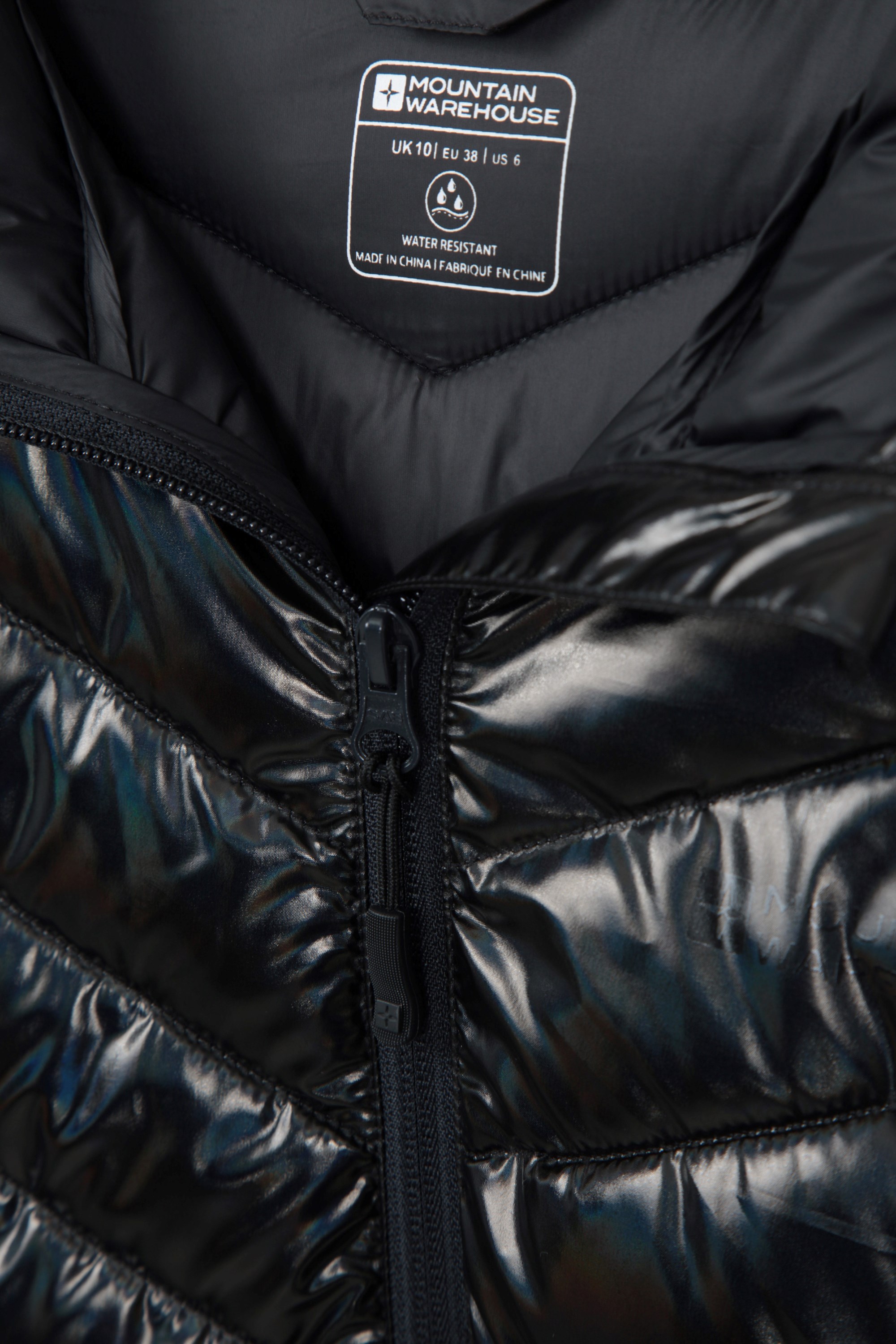 mountain warehouse black padded jacket