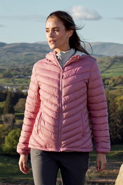 Seasons Womens Padded Jacket - Pink