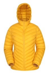 Seasons – damska kurtka pikowana Żółty