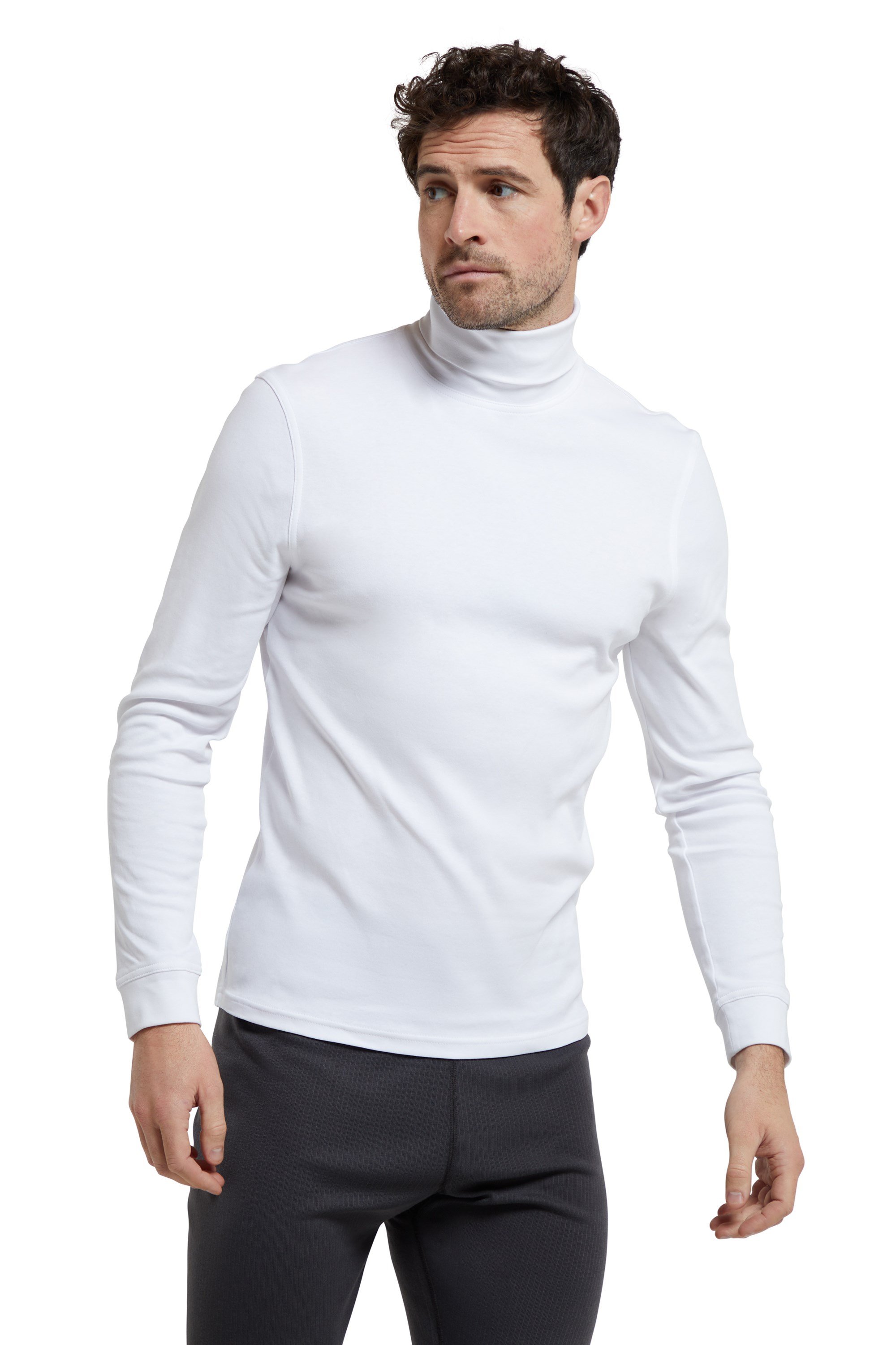 Mens 100 online cotton thermal tops