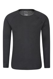 Talus Mens Long Sleeved Round Neck Top 