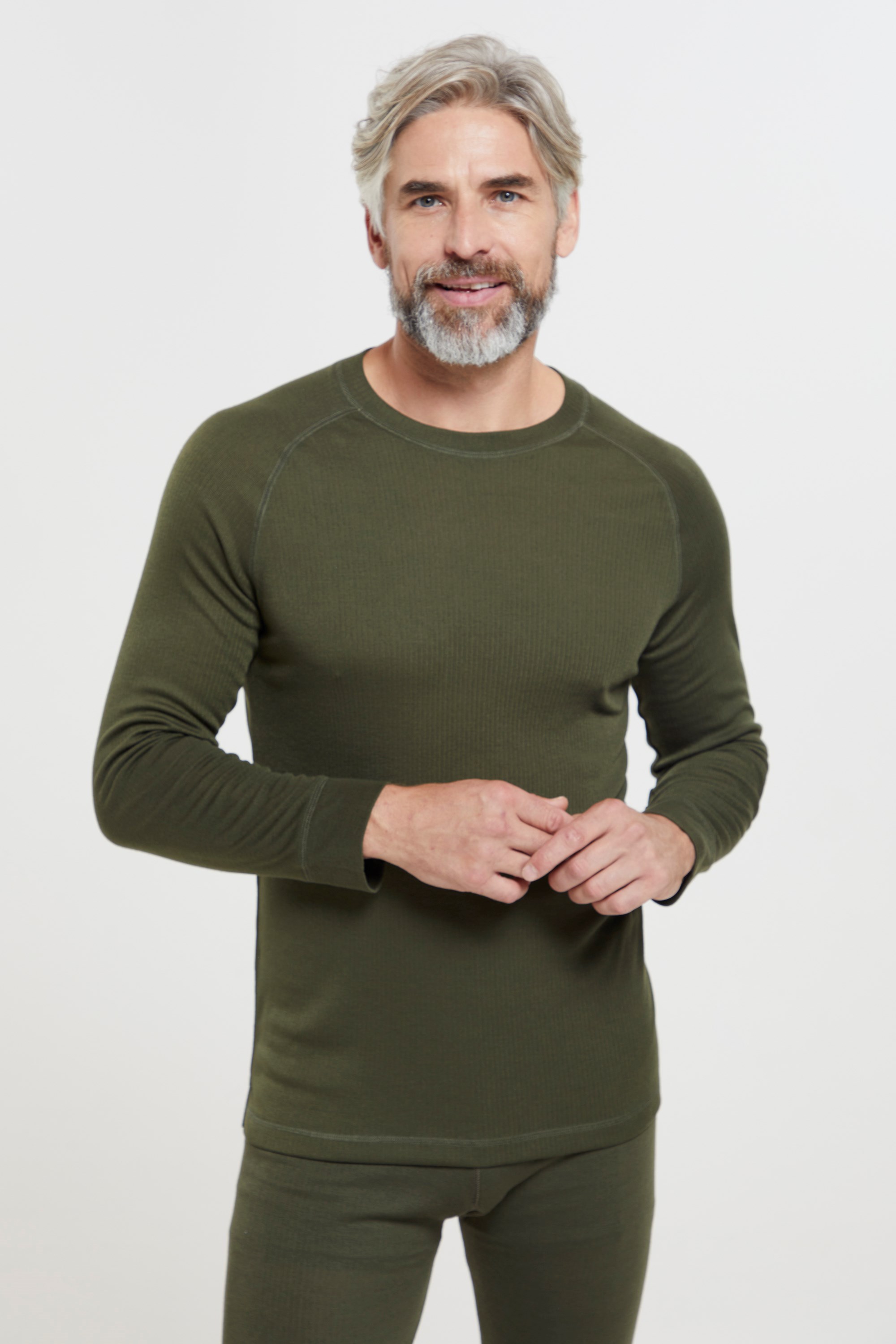 Mountain Warehouse Mens Long Sleeved Round Neck Top Thermal