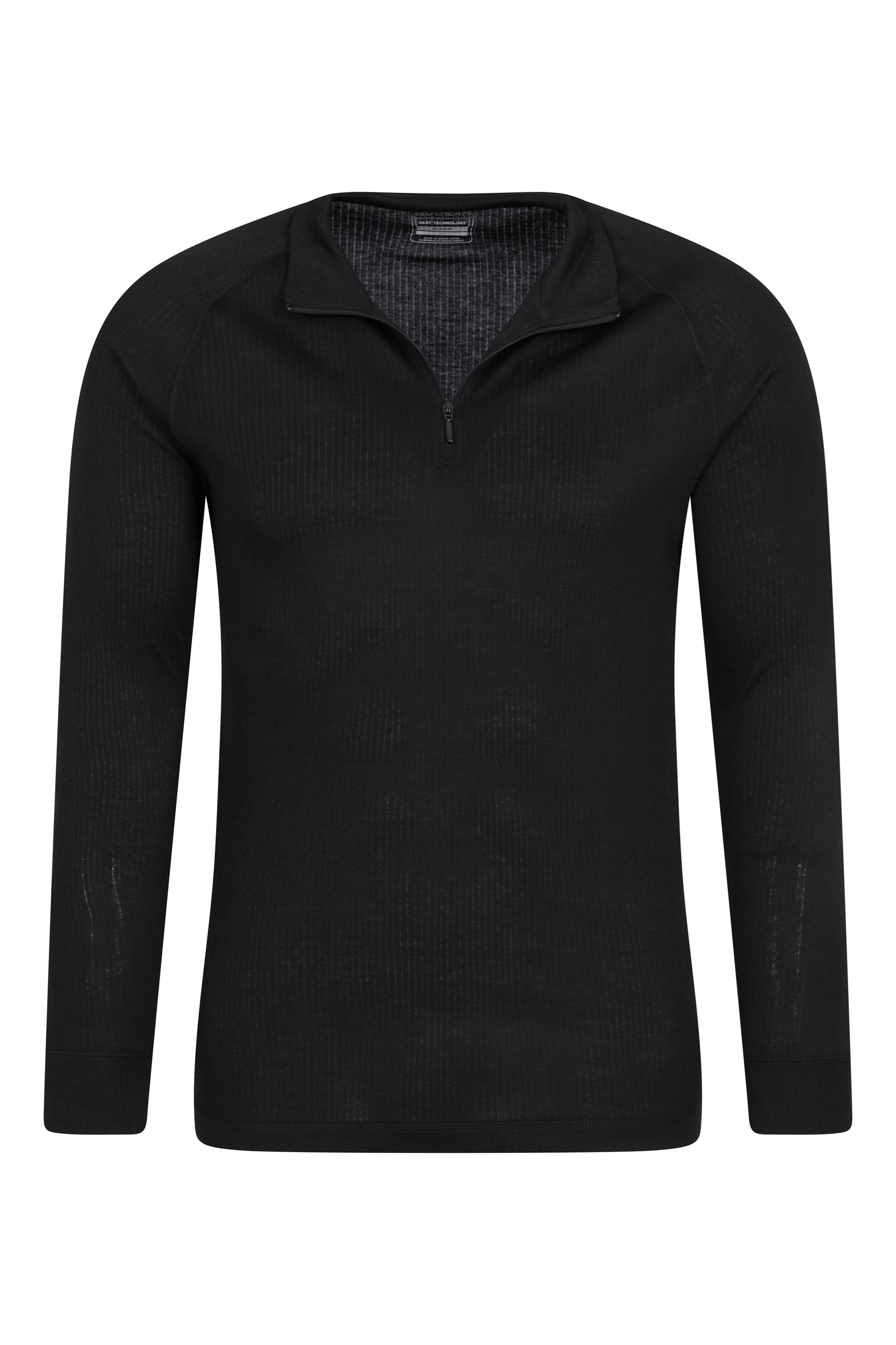 Talus Mens Long Sleeved Zip Neck Top