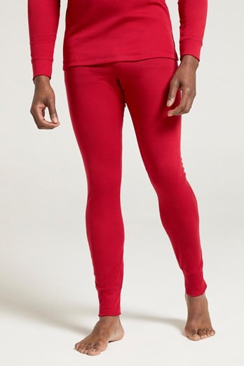 Talus Mens Base Layer Pants Red