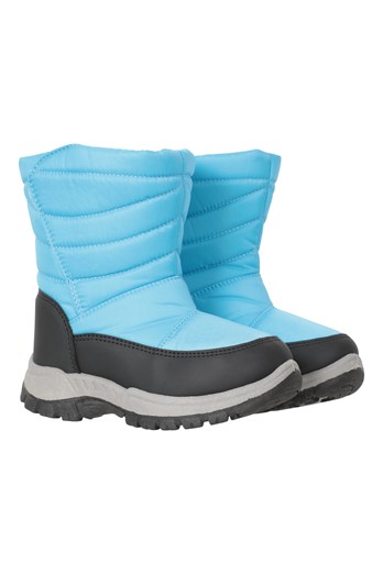 Caribou Toddler Adaptive Snow Boots Bright Blue