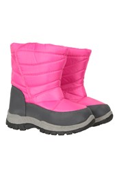 Caribou Toddler Adaptive Snow Boots Bright Pink