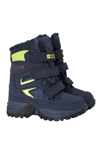 Chill Junior Winter Boots Dark Blue