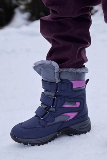 Chill Junior Winter Boots Purple