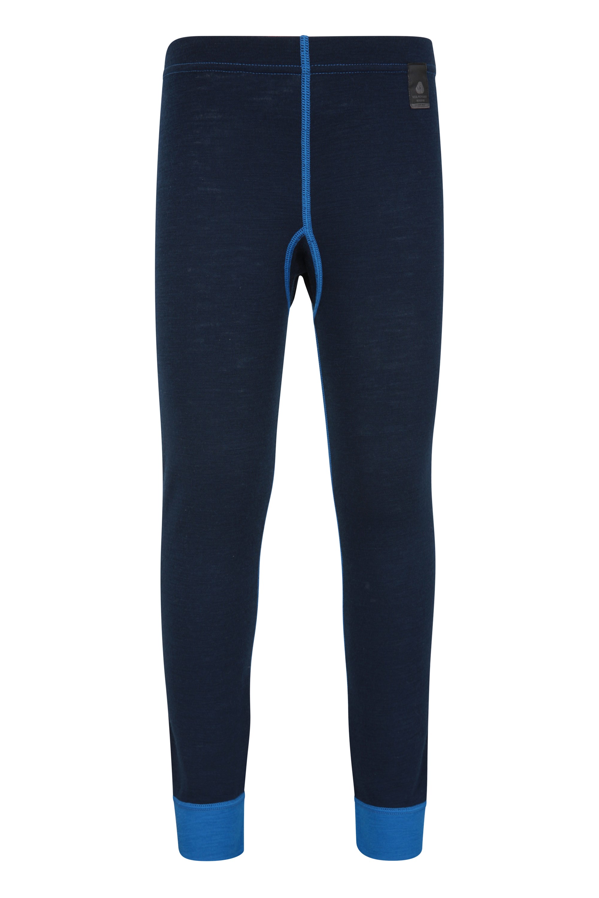 Pantalon thermique enfant Merino-base layer - Bleu