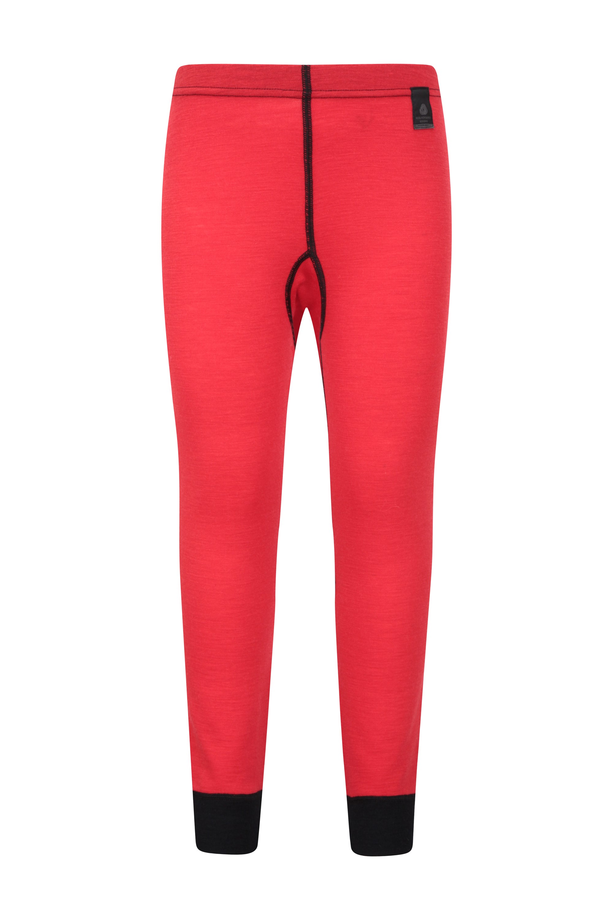 Pantalon thermique enfant Merino-base layer - Rouge