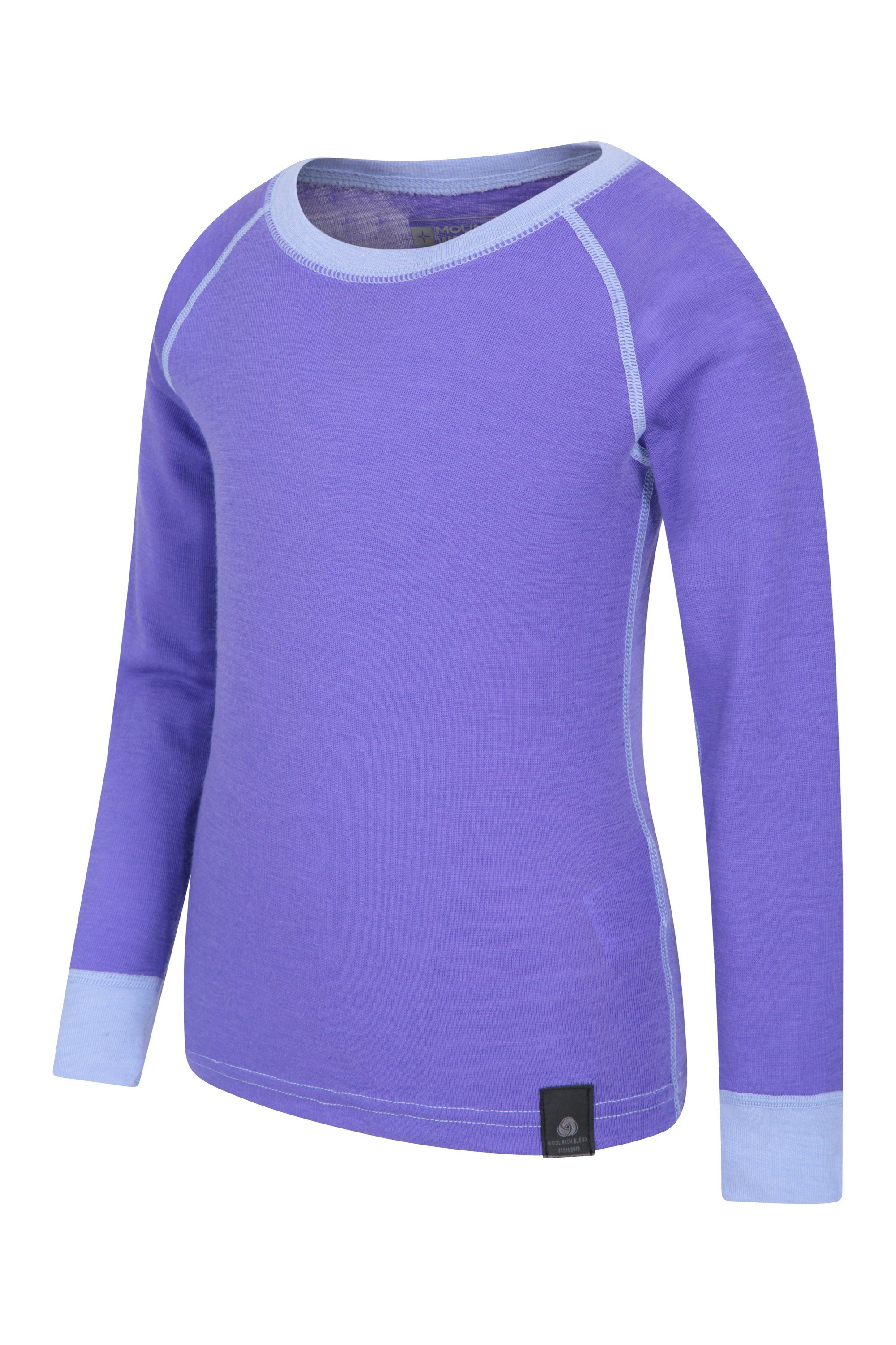 Pink Ages 3-12 Details about   MountainWarehouse Snow Kid's Round Neck Top Thermal Base Layer 