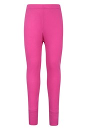 Talus Kids Base Layer Thermal Pants Bright Pink