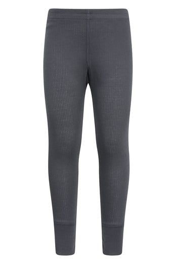 Talus Kids Base Layer Thermal Pants Charcoal