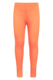 Talus Kids Base Layer Thermal Pants Orange