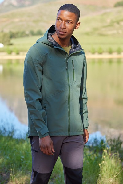 Bachill Mens Waterproof Jacket - Green