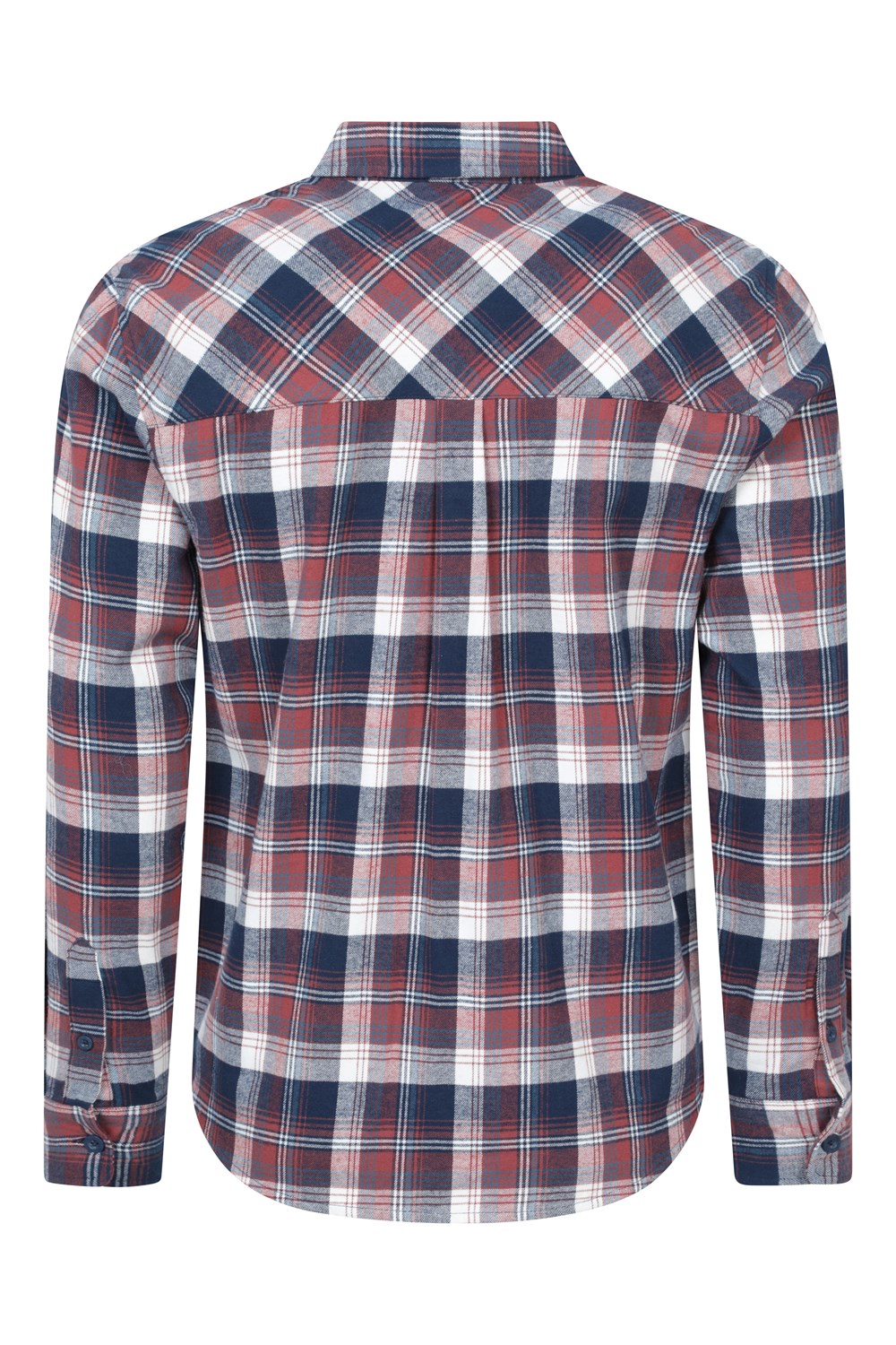 Mountain Warehouse Herren Flanell Langarm Hemd 100% Baumwolle Atmungsaktiv - Bild 20 von 316