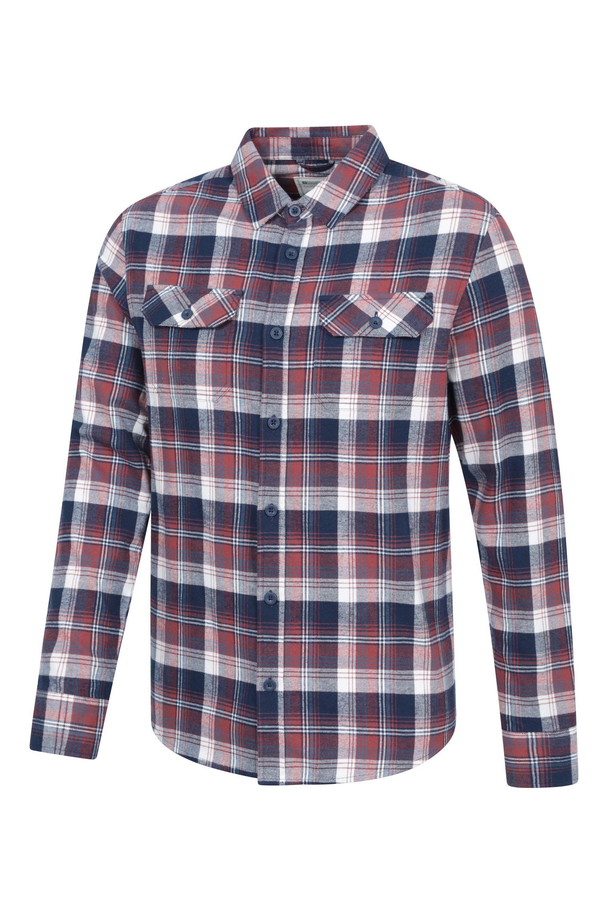 Trace Mens Flannel Long Sleeve Shirt