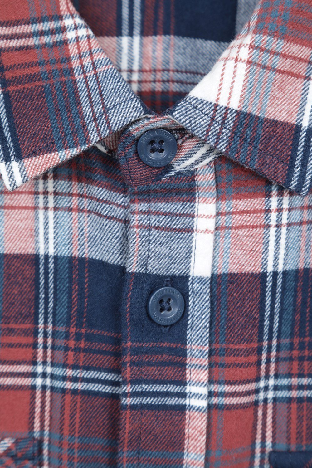 Mountain Warehouse Herren Flanell Langarm Hemd 100% Baumwolle Atmungsaktiv - Bild 22 von 316