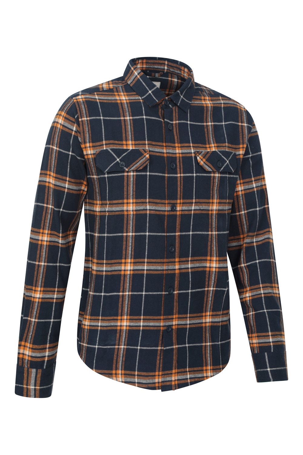Mountain Warehouse Herren Flanell Langarm Hemd 100% Baumwolle Atmungsaktiv - Bild 50 von 316