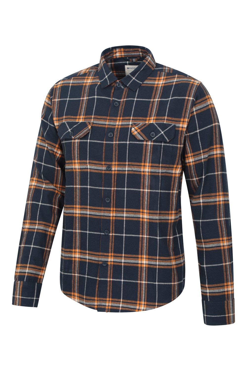 Mountain Warehouse Herren Flanell Langarm Hemd 100% Baumwolle Atmungsaktiv - Bild 52 von 316