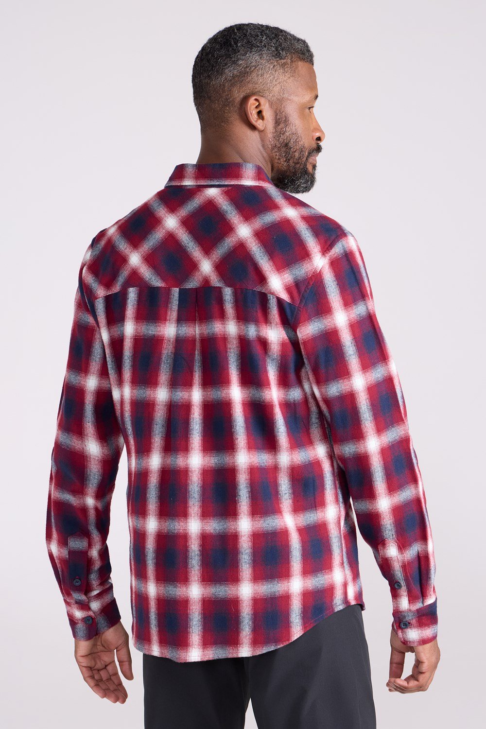 Mountain Warehouse Herren Flanell Langarm Hemd 100% Baumwolle Atmungsaktiv - Bild 27 von 316
