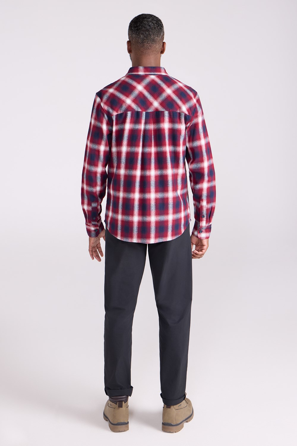 Mountain Warehouse Herren Flanell Langarm Hemd 100% Baumwolle Atmungsaktiv - Bild 28 von 316