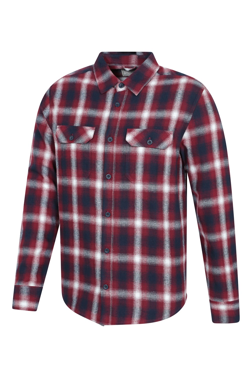 Mountain Warehouse Herren Flanell Langarm Hemd 100% Baumwolle Atmungsaktiv - Bild 32 von 316