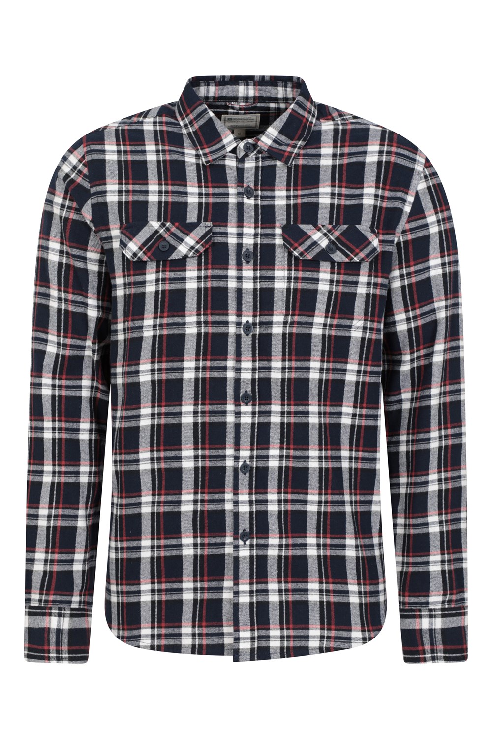 Mountain Warehouse Herren Flanell Langarm Hemd 100% Baumwolle Atmungsaktiv - Bild 41 von 316