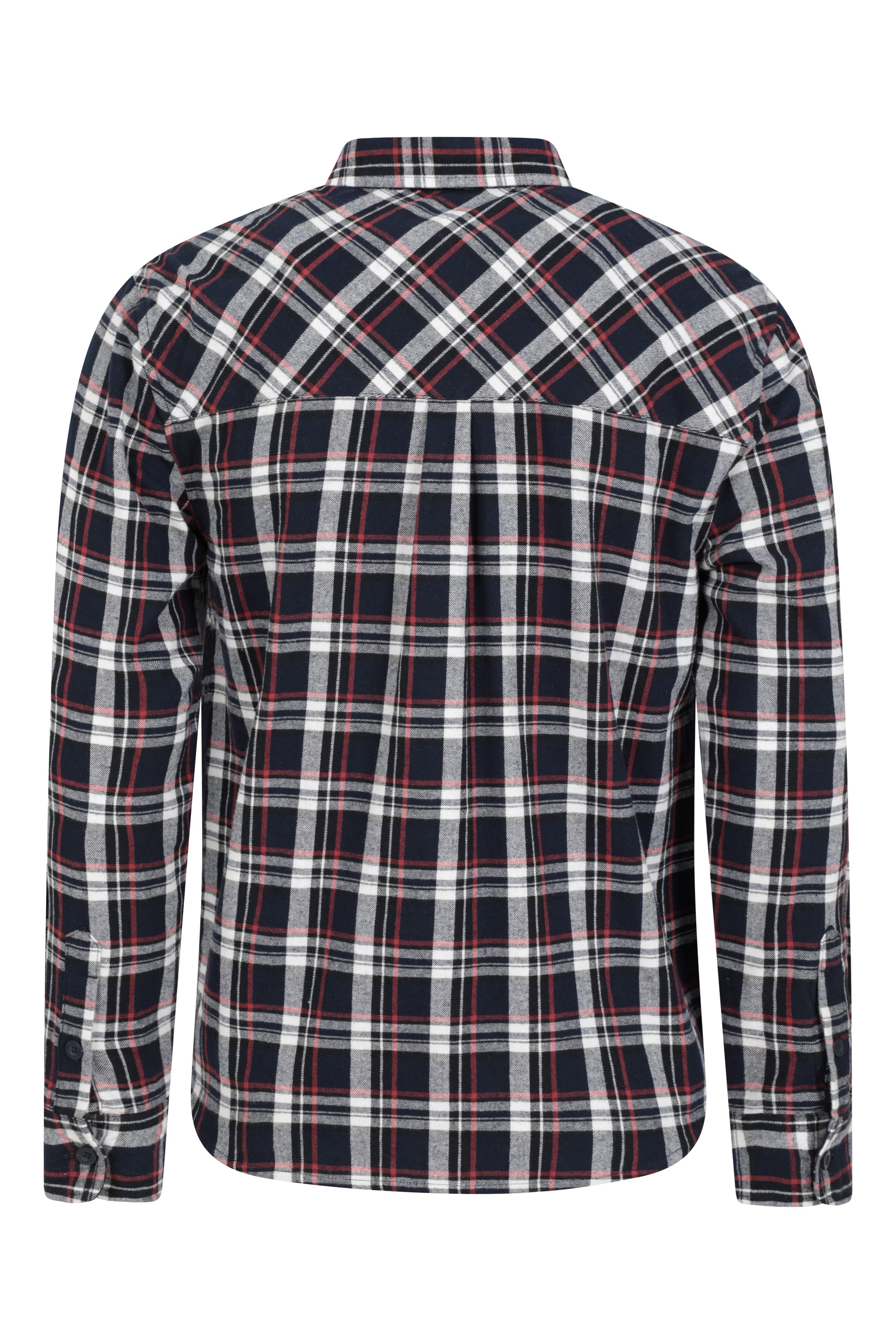 Mountain Warehouse Lumberjack Flannel Long Sleeve Mens Shirt - Dark Blue | Size XL