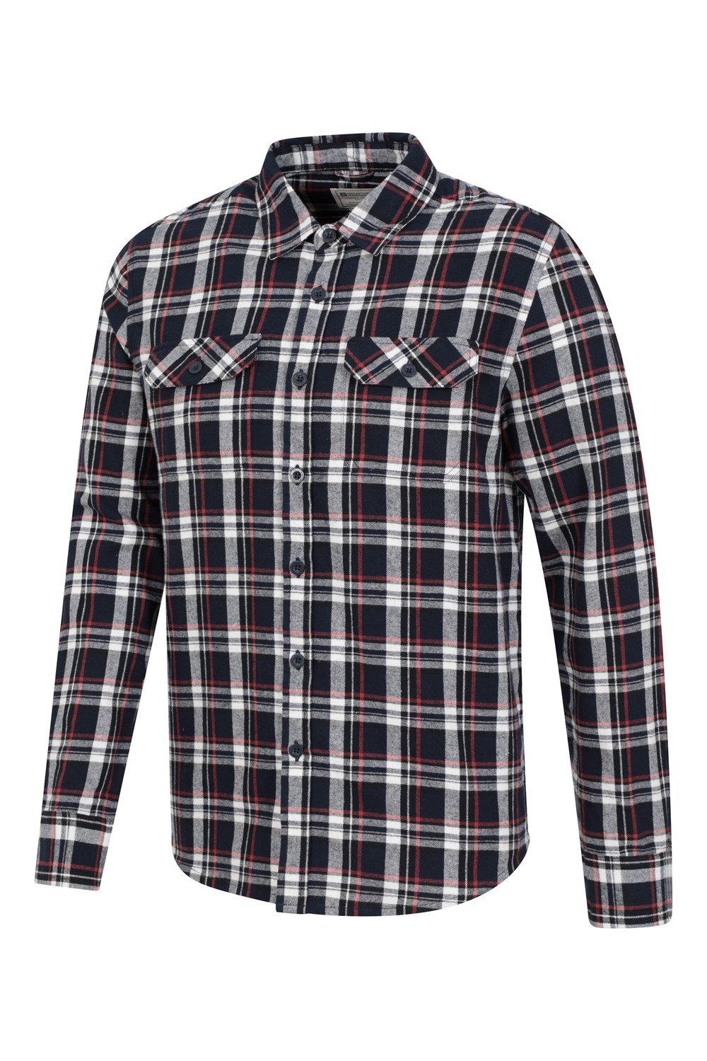 Mountain Warehouse Herren Flanell Langarm Hemd 100% Baumwolle Atmungsaktiv - Bild 44 von 316