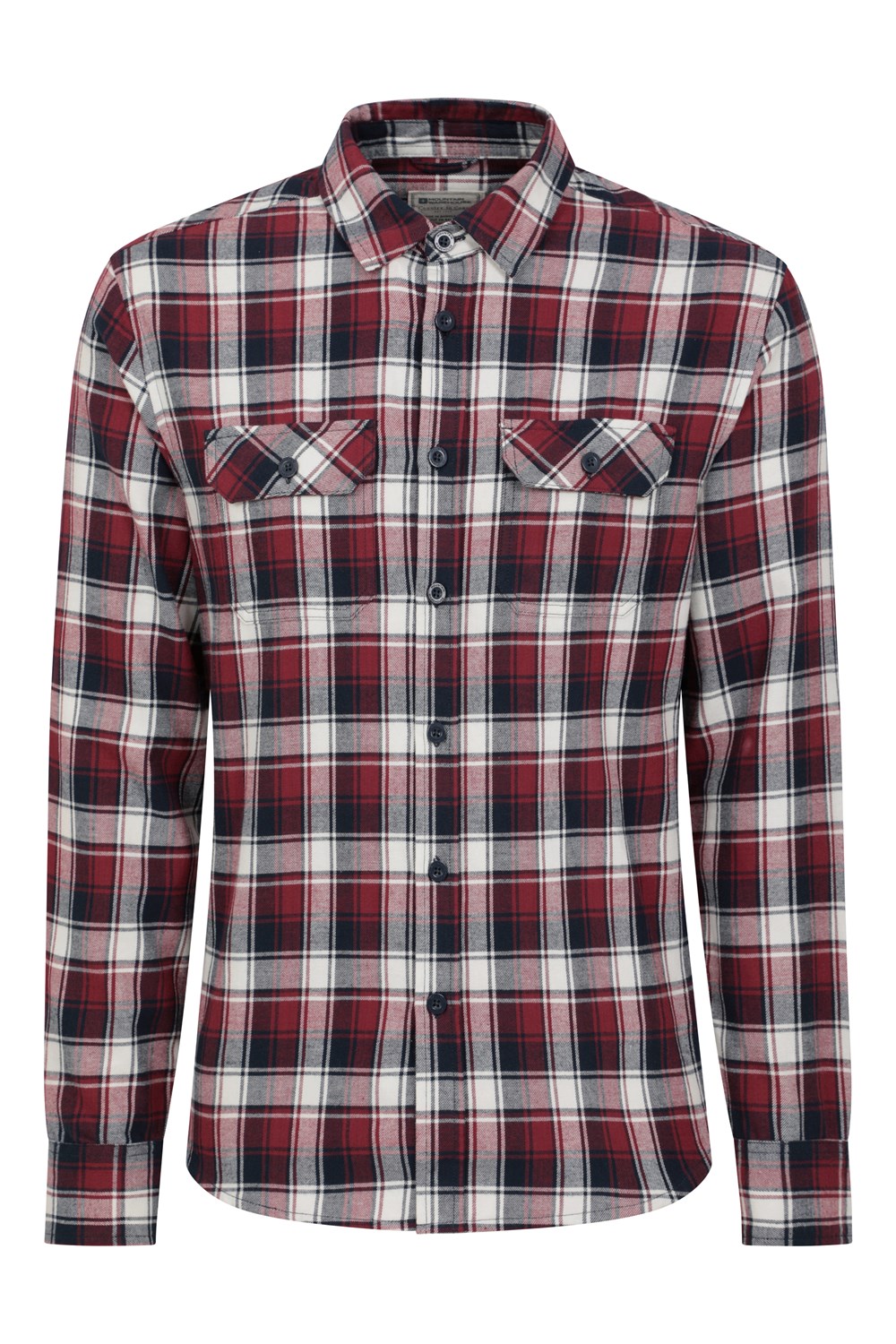 Mountain Warehouse Herren Flanell Langarm Hemd 100% Baumwolle Atmungsaktiv - Bild 66 von 316