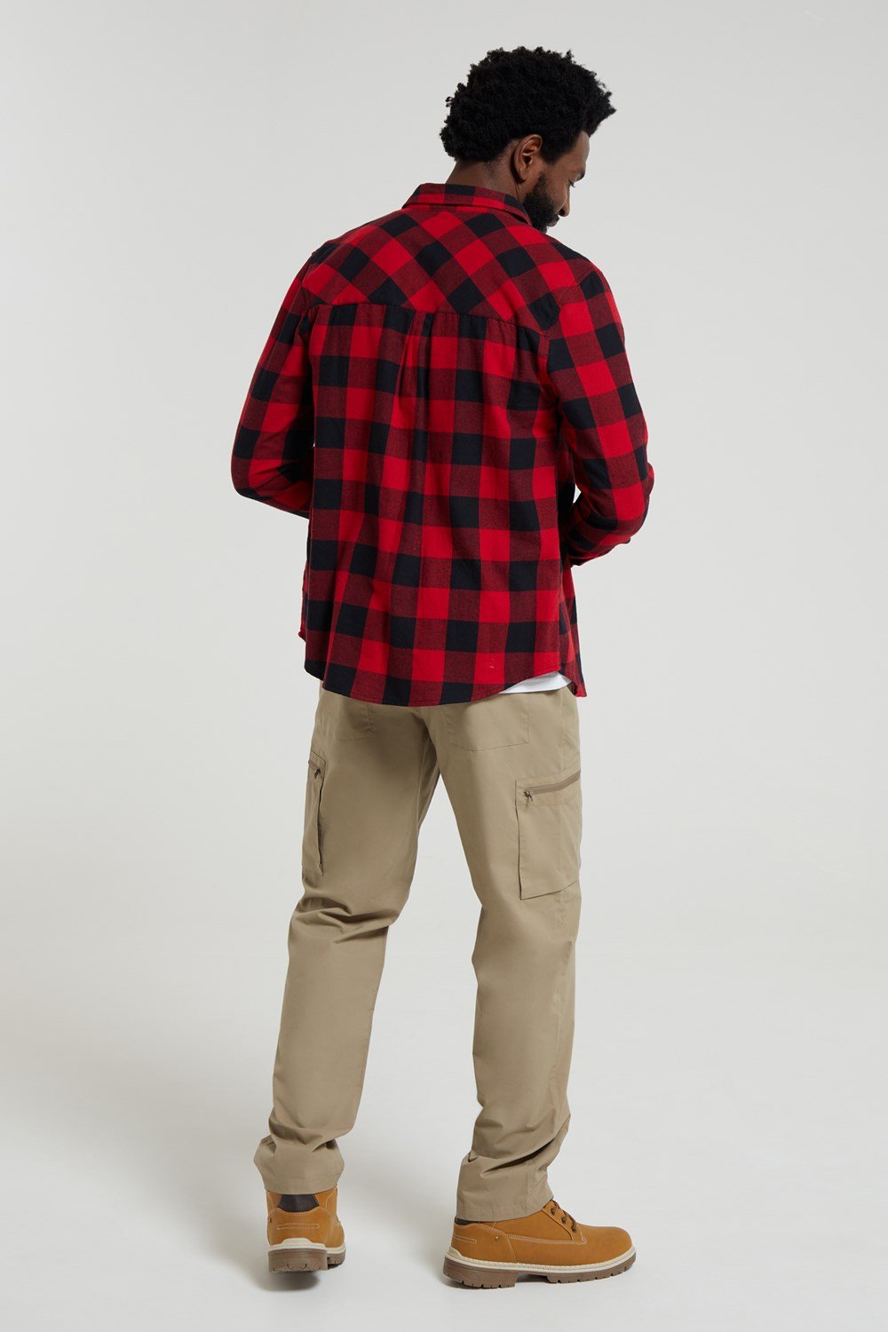 Mountain Warehouse Herren Flanell Langarm Hemd 100% Baumwolle Atmungsaktiv - Bild 84 von 316