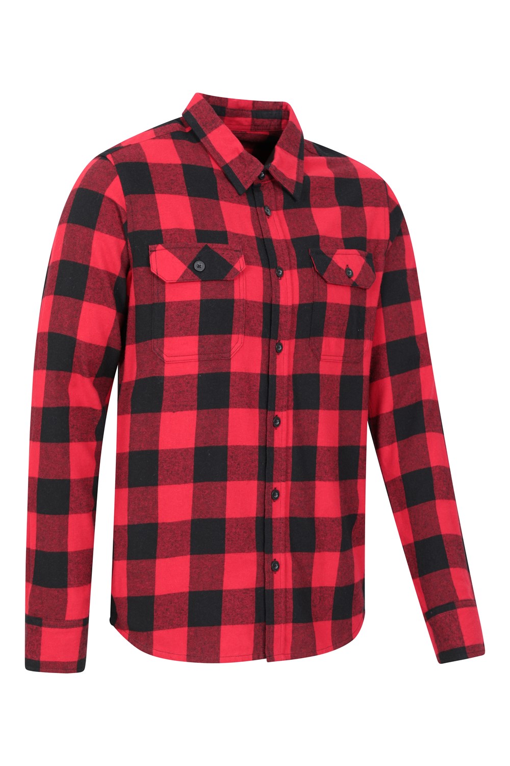 Mountain Warehouse Herren Flanell Langarm Hemd 100% Baumwolle Atmungsaktiv - Bild 87 von 316