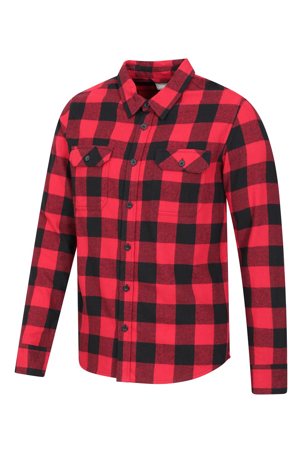 Mountain Warehouse Herren Flanell Langarm Hemd 100% Baumwolle Atmungsaktiv - Bild 89 von 316