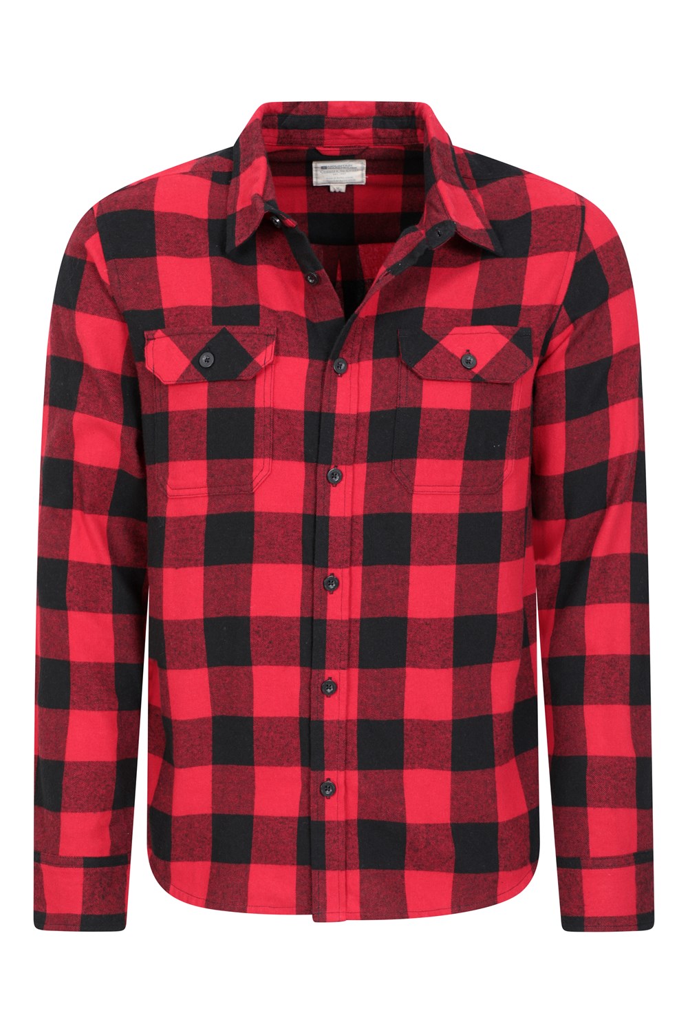 Mountain Warehouse Herren Flanell Langarm Hemd 100% Baumwolle Atmungsaktiv - Bild 90 von 316