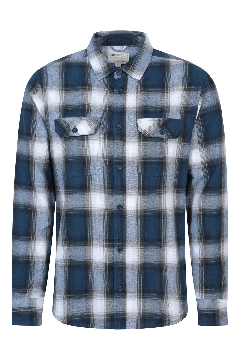 Mountain Warehouse Herren Flanell Langarm Hemd 100% Baumwolle Atmungsaktiv - Bild 103 von 316