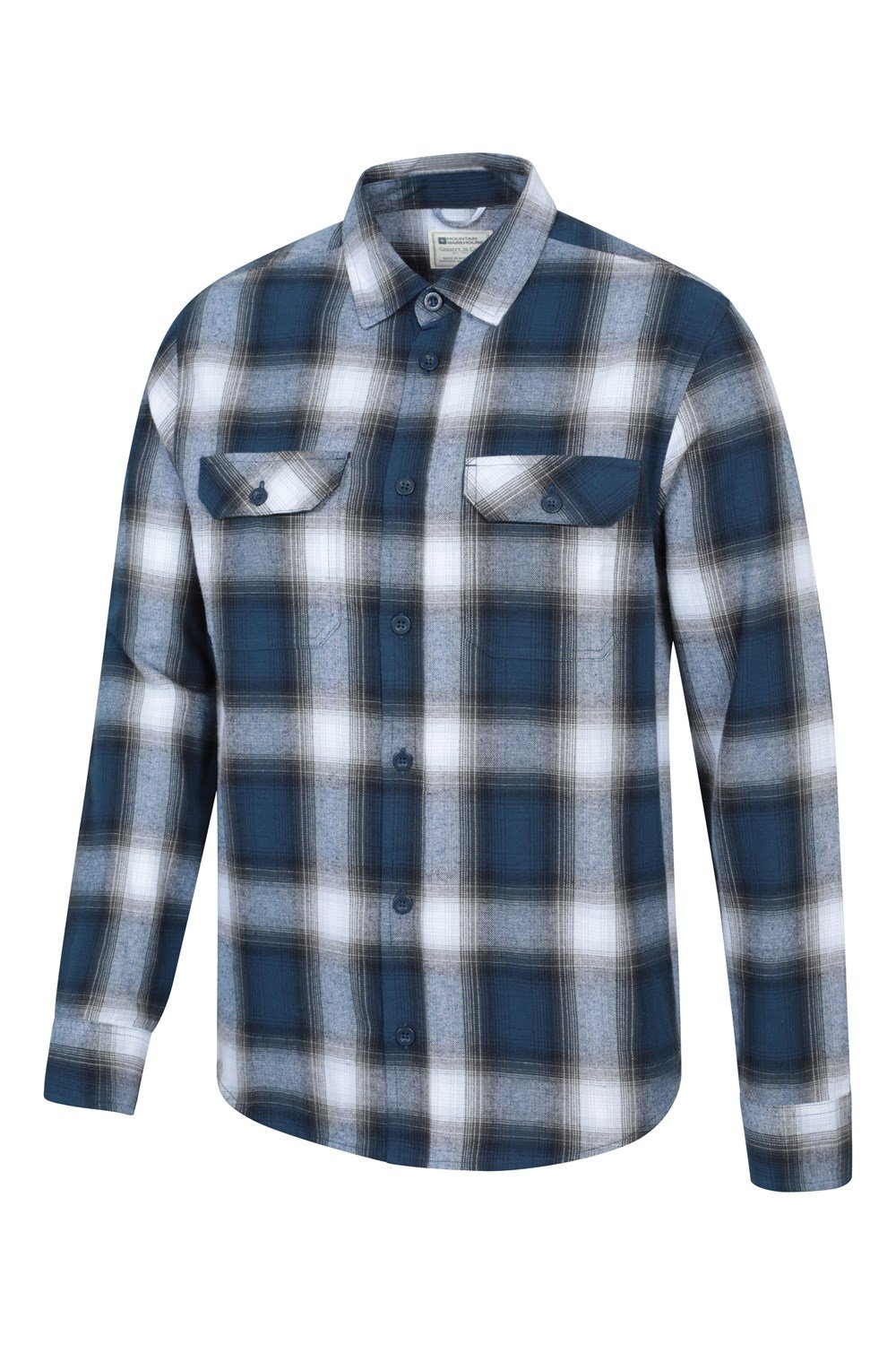 Mountain Warehouse Herren Flanell Langarm Hemd 100% Baumwolle Atmungsaktiv - Bild 106 von 316