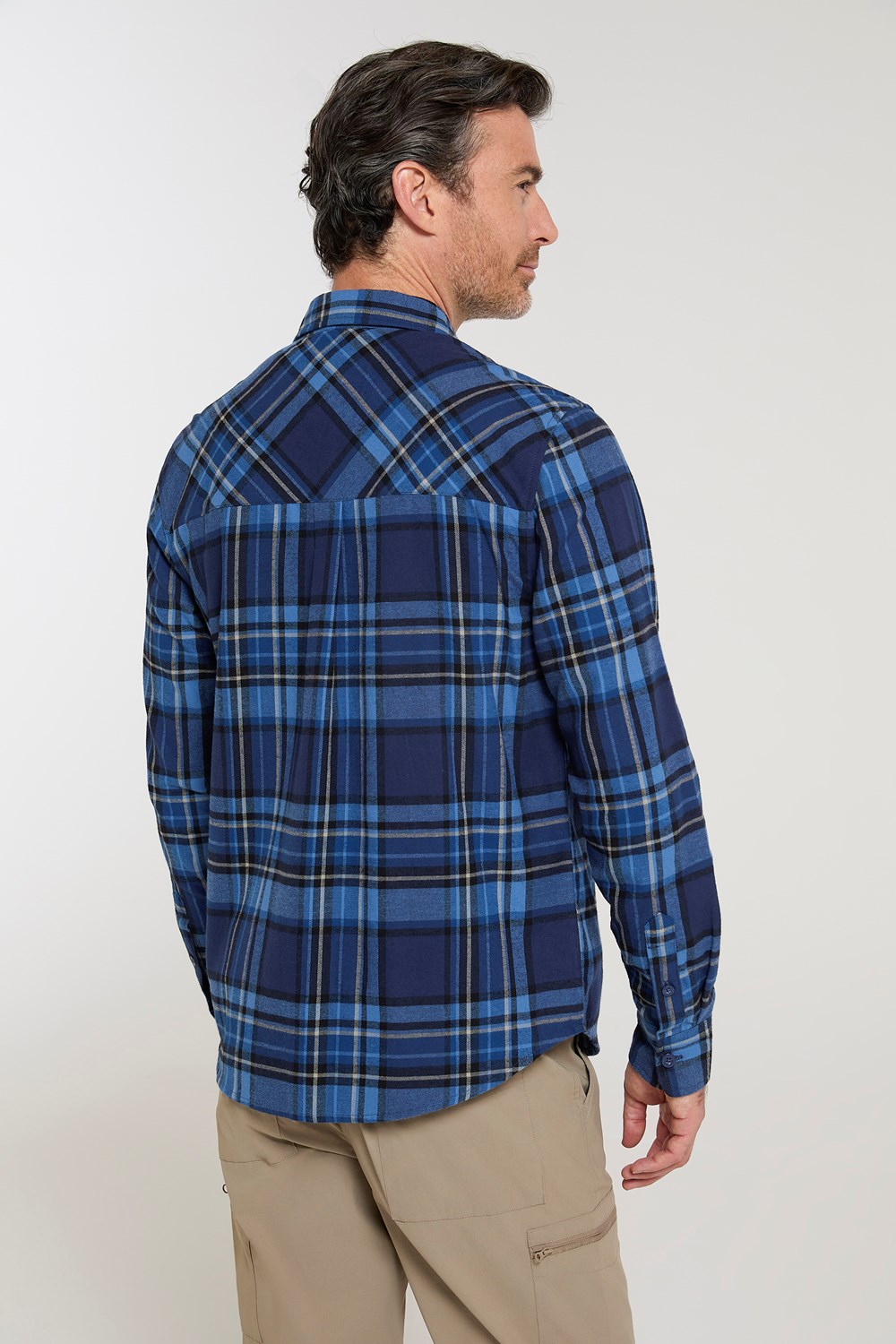Mountain Warehouse Herren Flanell Langarm Hemd 100% Baumwolle Atmungsaktiv - Bild 111 von 316