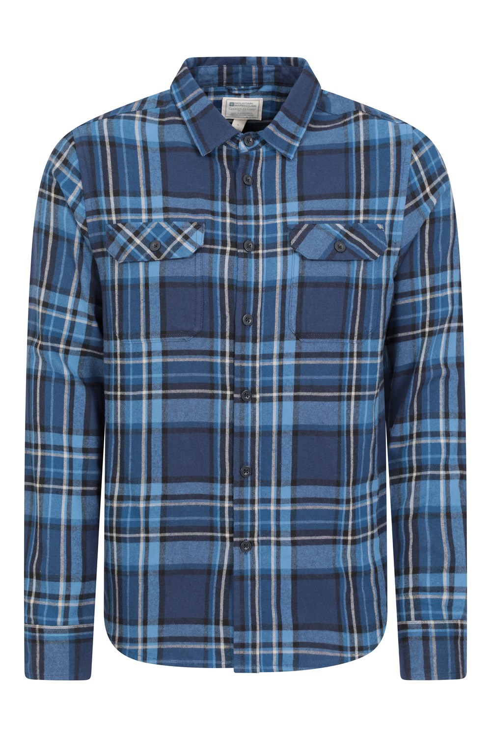 Mountain Warehouse Herren Flanell Langarm Hemd 100% Baumwolle Atmungsaktiv - Bild 113 von 316