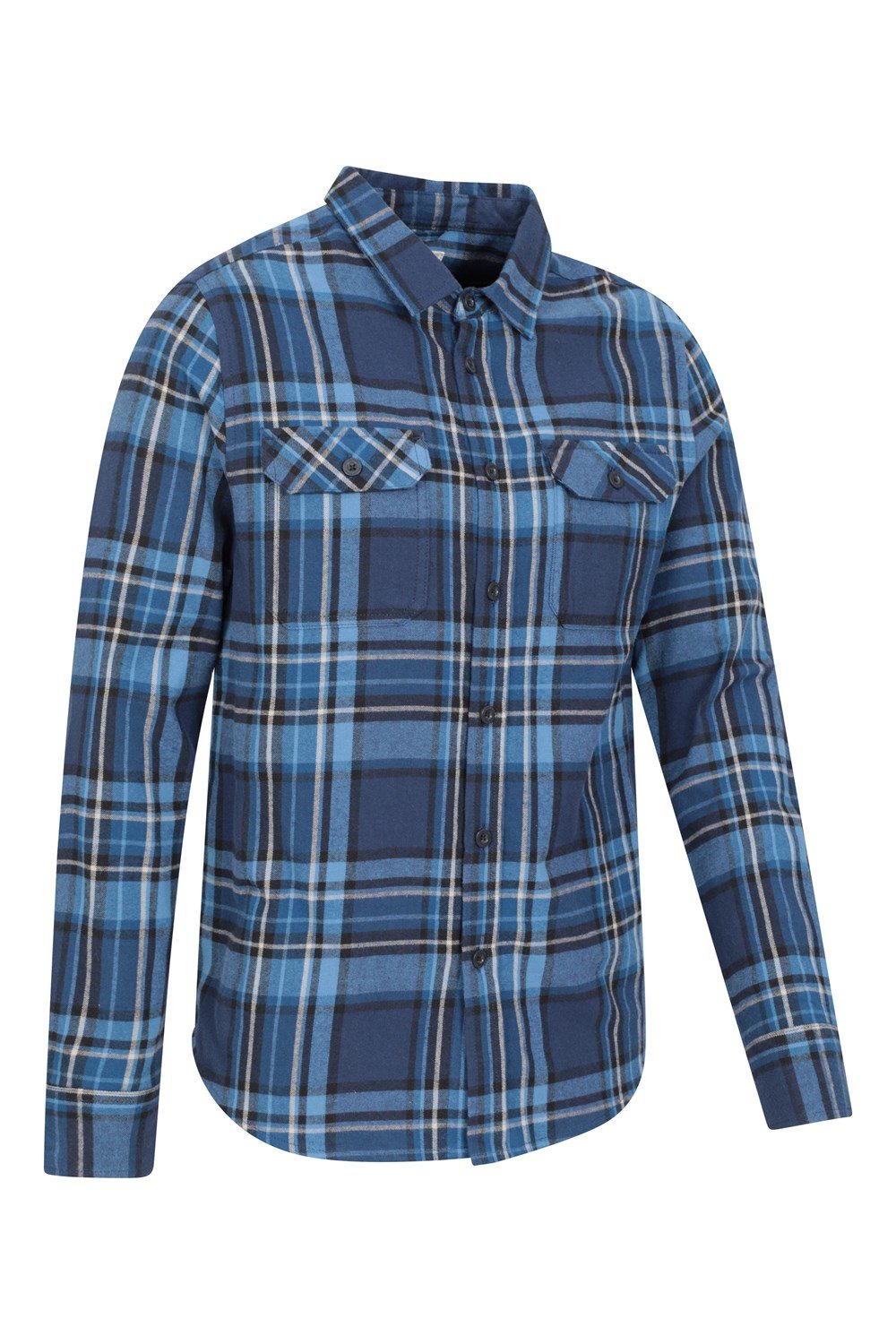 Mountain Warehouse Herren Flanell Langarm Hemd 100% Baumwolle Atmungsaktiv - Bild 114 von 316