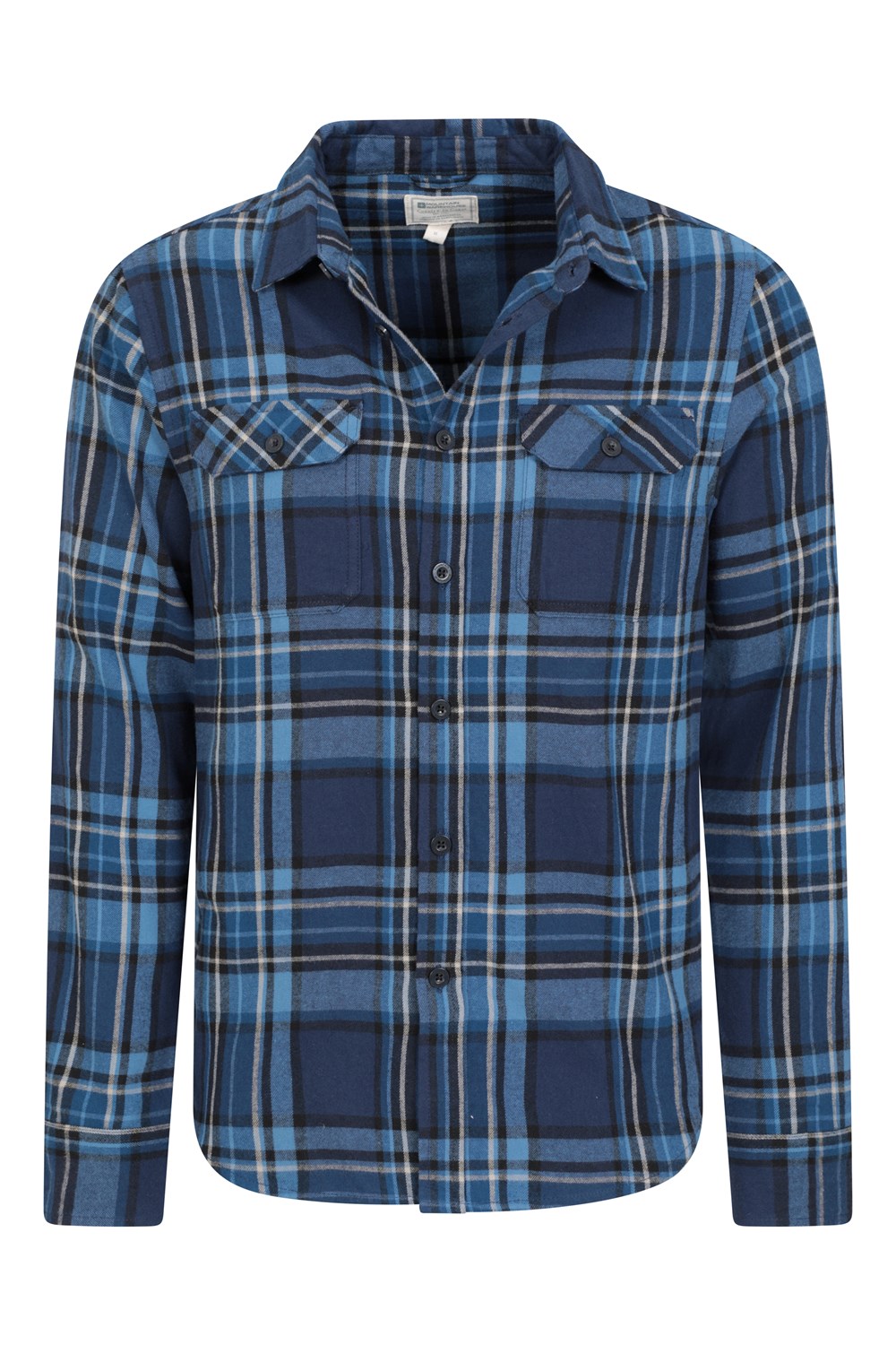 Mountain Warehouse Herren Flanell Langarm Hemd 100% Baumwolle Atmungsaktiv - Bild 117 von 316