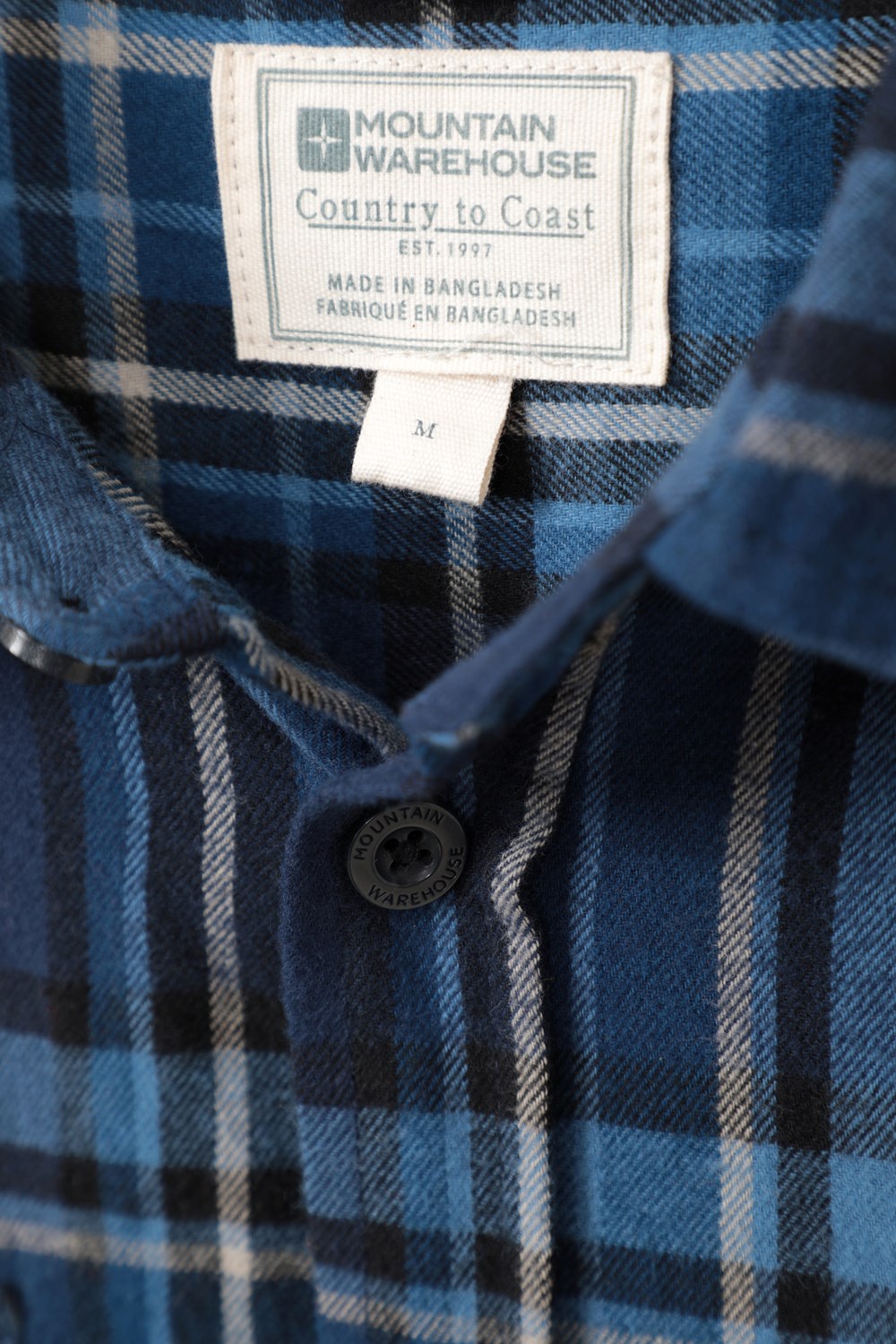 Mountain Warehouse Herren Flanell Langarm Hemd 100% Baumwolle Atmungsaktiv - Bild 118 von 316