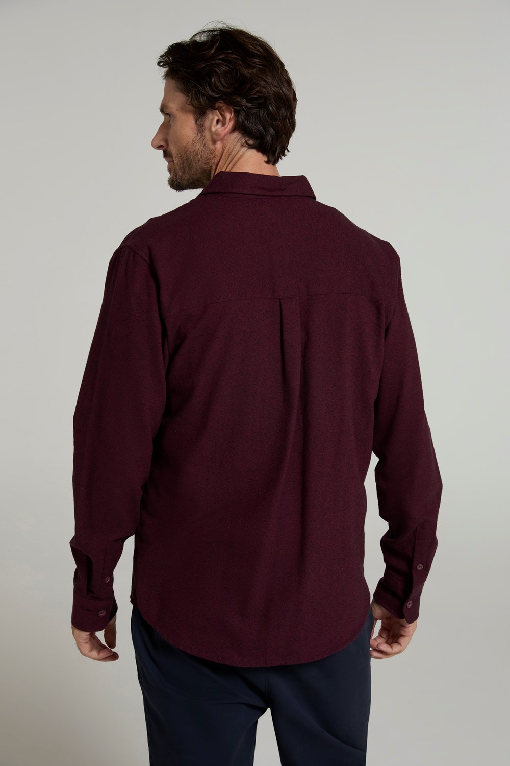 Mountain Warehouse Herren Flanell Langarm Hemd 100% Baumwolle Atmungsaktiv - Bild 123 von 316